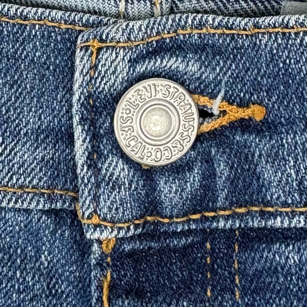 Levi's 515 Bootcut Lower Rise Jeans size 12 Y2K 2002 - 72% cotton medium wash - Picture 4 of 16